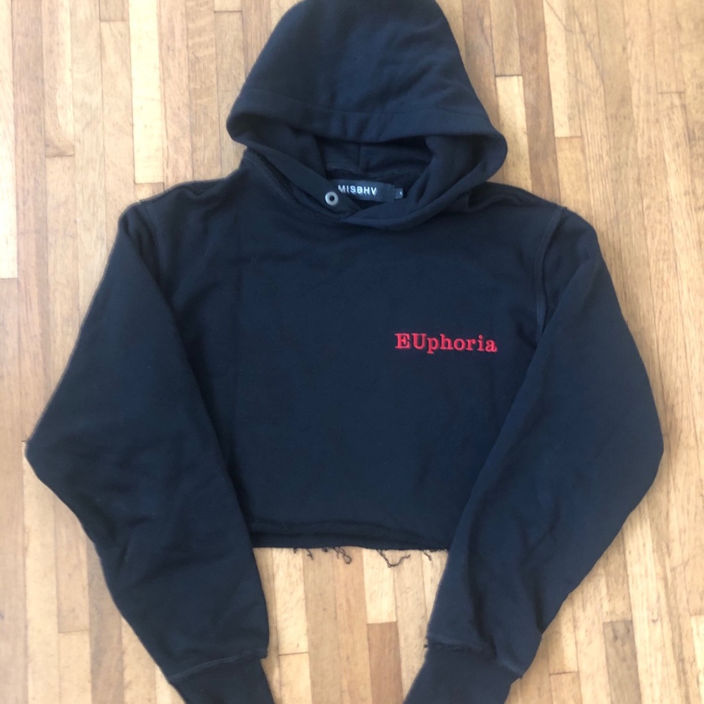 MISBHV Hoodie EUphoria hoodie sweatshirt black sm